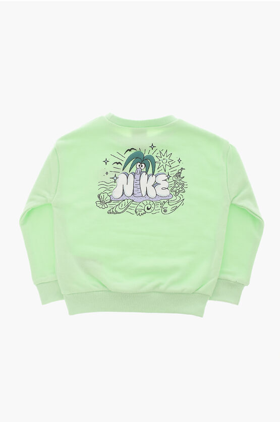 Brushed Cotton Joggers and Crew-neck Sweatshirt Set