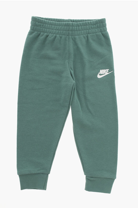 Brushed Cotton Joggers and Crew-neck Sweatshirt Set