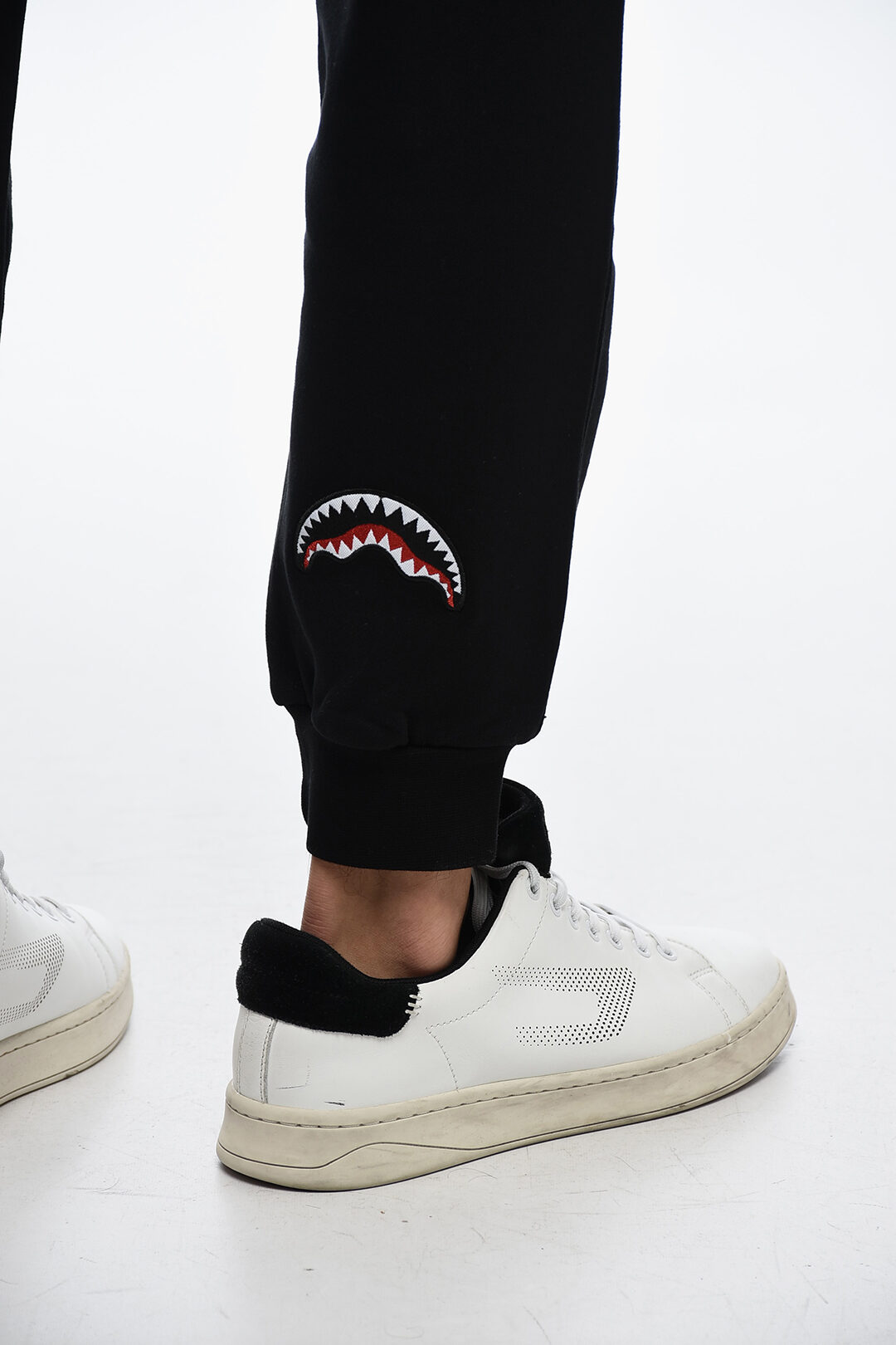 Fred Perry Brushed Cotton Joggers with Rear Embroidery men