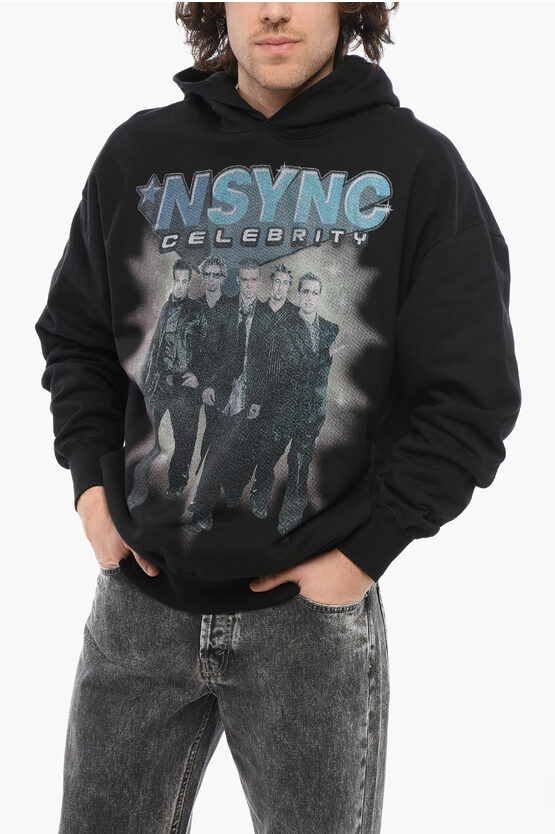 1989 Studio Brushed Cotton Nsync Celebrity Hoodie With 2-pockets