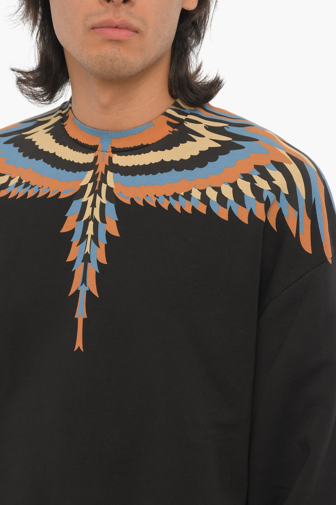 ★Marcelo Burlon★ウィングスクルーネックスウェットシャツ 楽天市場】マルセロバーロン MARCELO BURLON クルーネック