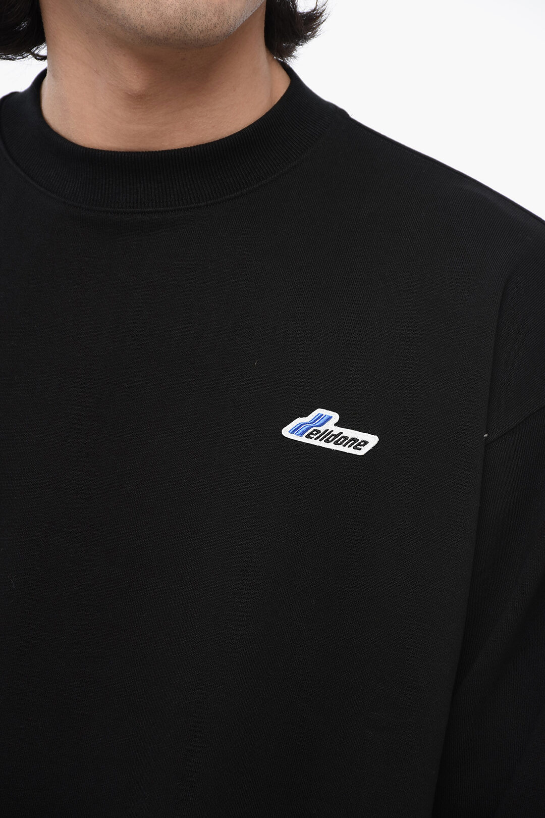 We11done Brushed Cotton Oversized UNISEX Crew-neck