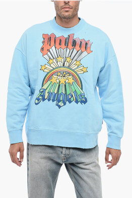 Outlet Palm Angels Crew Neck Sweatshirts - Glamood Outlet