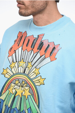Outlet Palm Angels Crew Neck Sweatshirts - Glamood Outlet