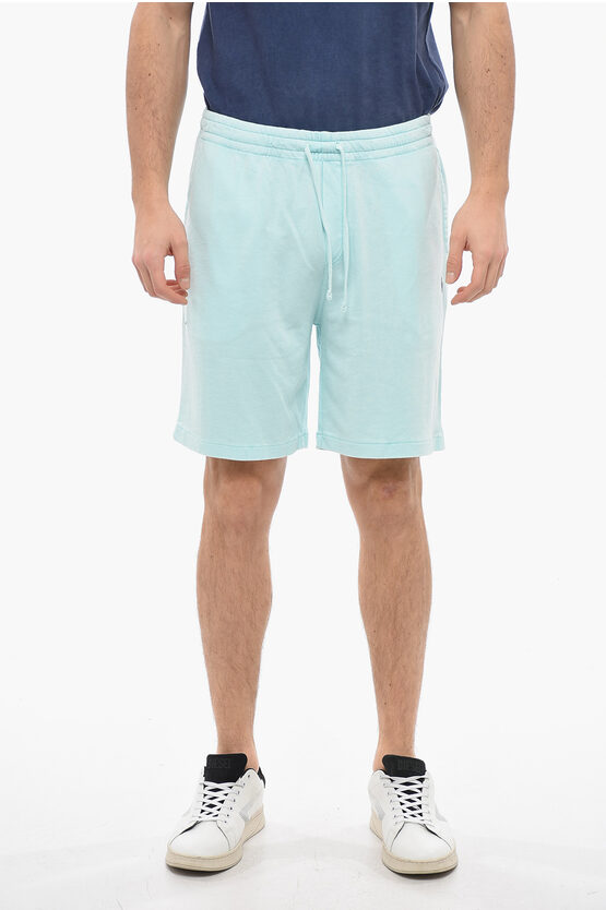 POLO RALPH LAUREN BRUSHED COTTON SHORTS WITH ELASTIC WAISTBAND