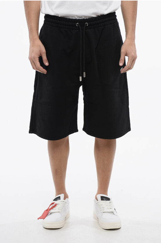 Off-white Off White "sporty Bermuda Shorts With Embroidered Arrow