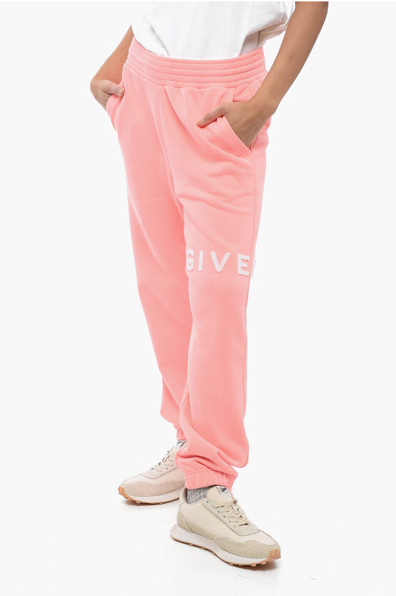 Givenchy Brushed Cotton Sweatpants With Terry Logo