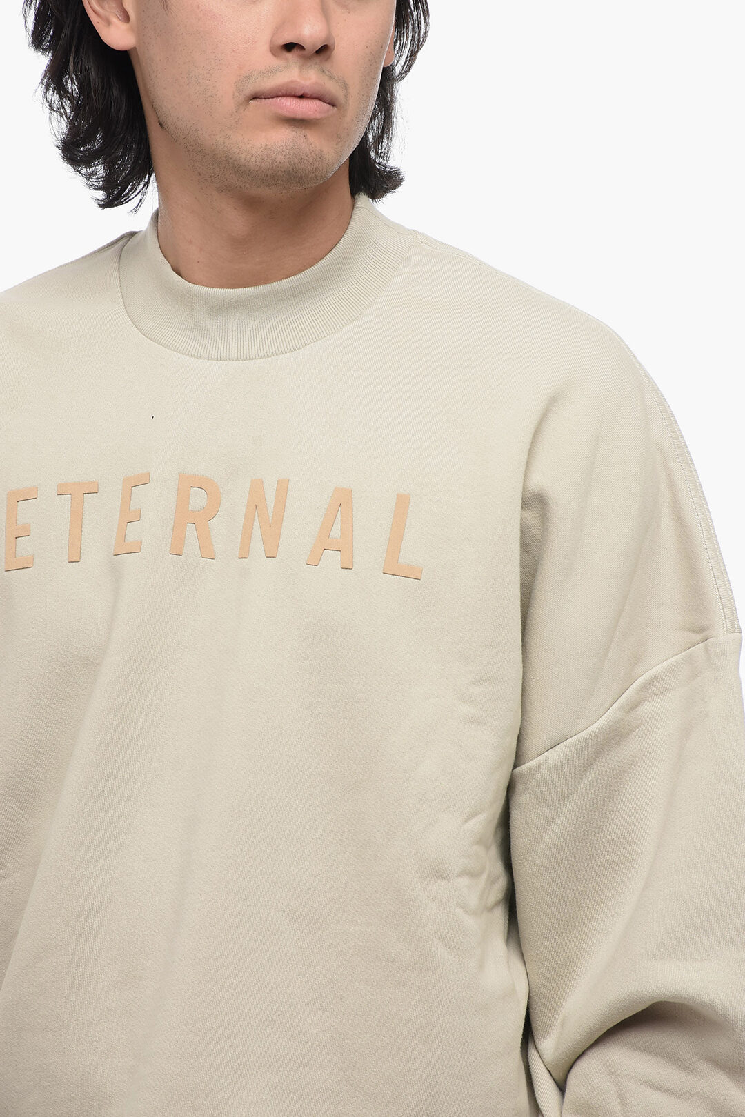 Fear Of God Brushed Cotton Sweatshirt ETERNAL with Embossed Print