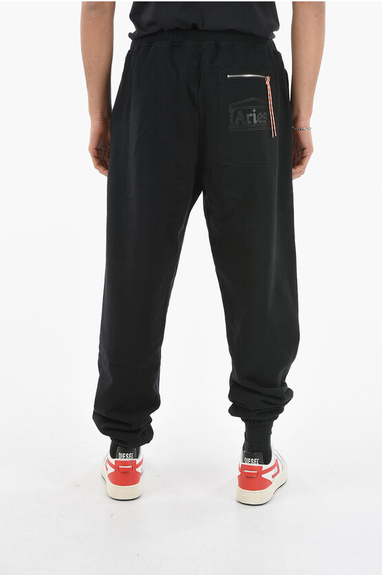 Aries Brushed Cotton TEMPLE Sweatpants with Zipped Pocket men - Glamood ...