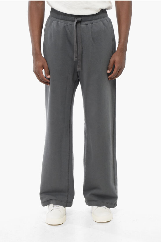 Dolce & Gabbana Wide-leg Cotton Track Pants