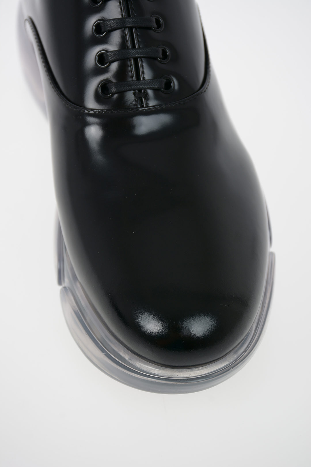 Prada Brushed Leather Derby Shoes women - Glamood Outlet
