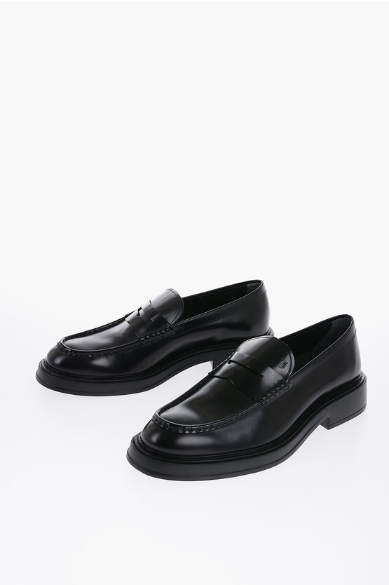 Tod's Smooth Leather Loafers