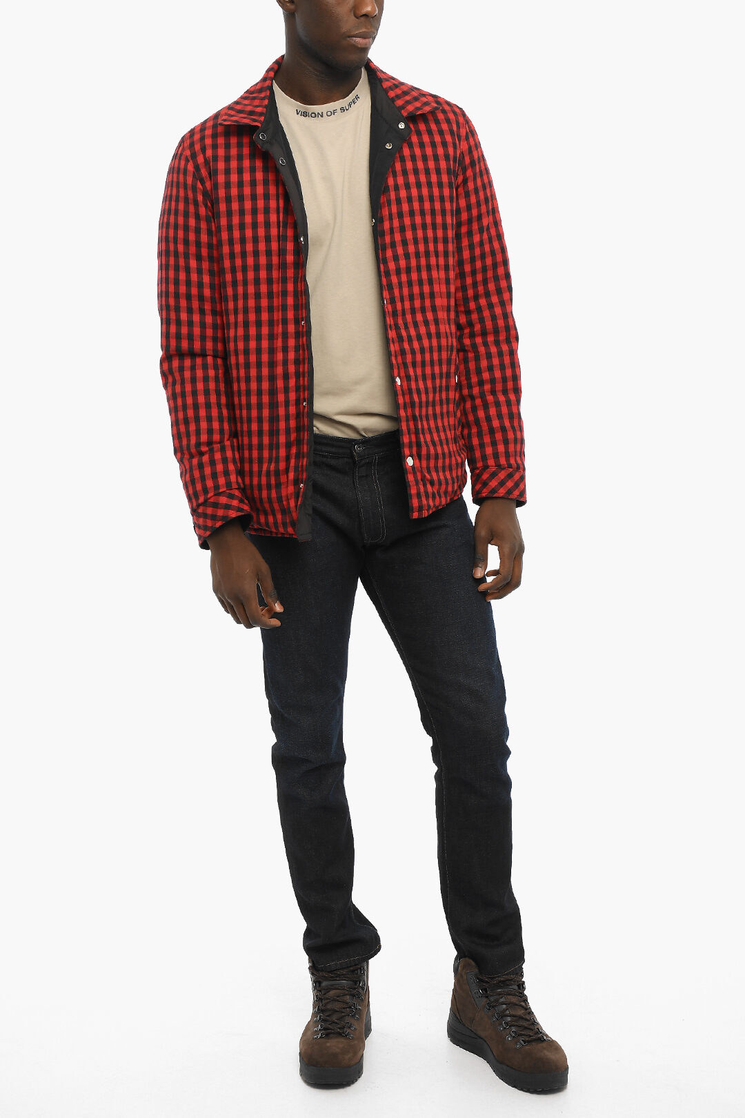 Buffalo Checked Reversible Down Jacket