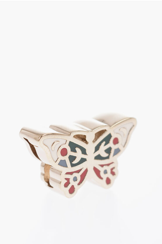 Shop Dior Butterfly-shaped Metal Shoulder Strap Charm