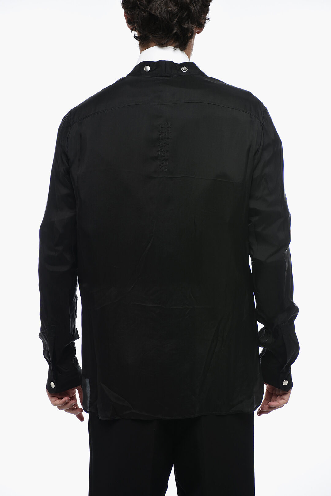 Rick Owens Button-Detailed LARRY FOGPOCKET Shirt men