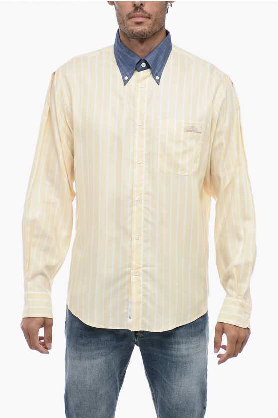 Shop 4sdesigns Button Down Awning Striped Shirt