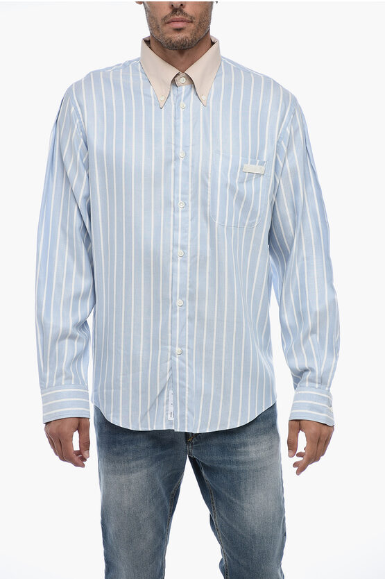 Shop 4sdesigns Button Down Awning Striped Shirt