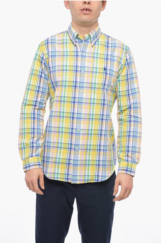 Polo Ralph Lauren Button-down Plaid Check Shirt In Multi