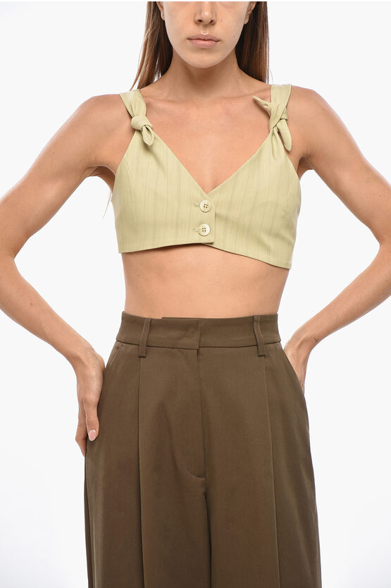 Buttoned Crop Top W… - image