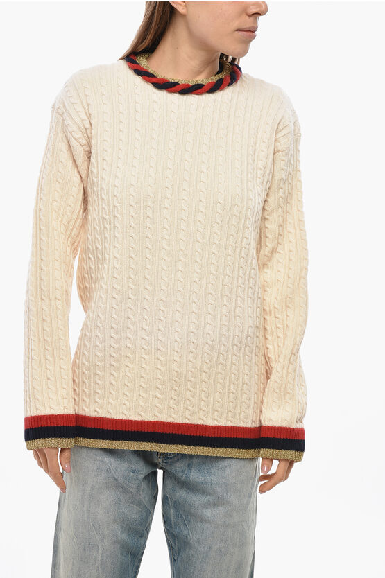 Cable Knit Cashmere… - image