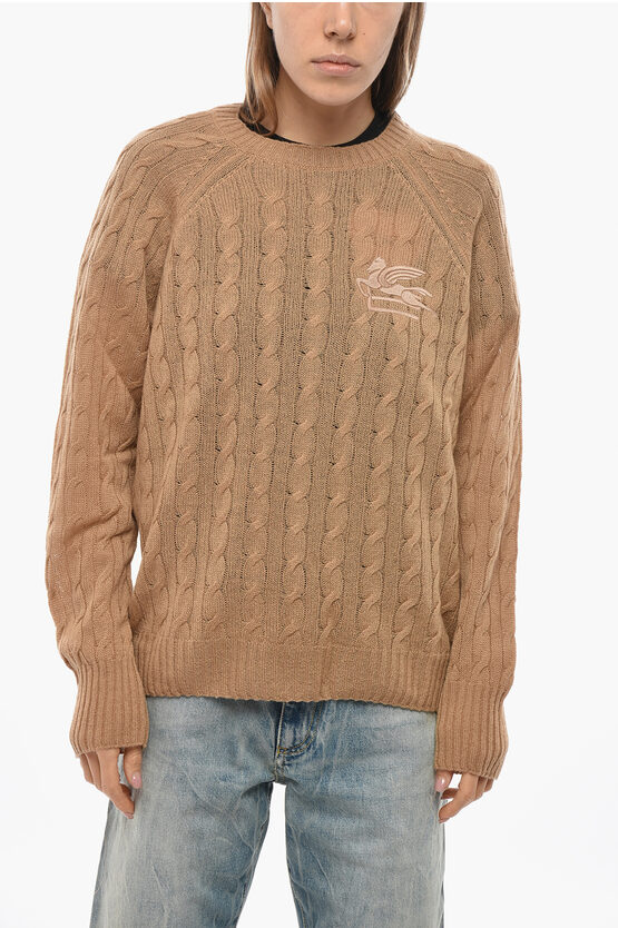 Cable Knit Cashmere… - image