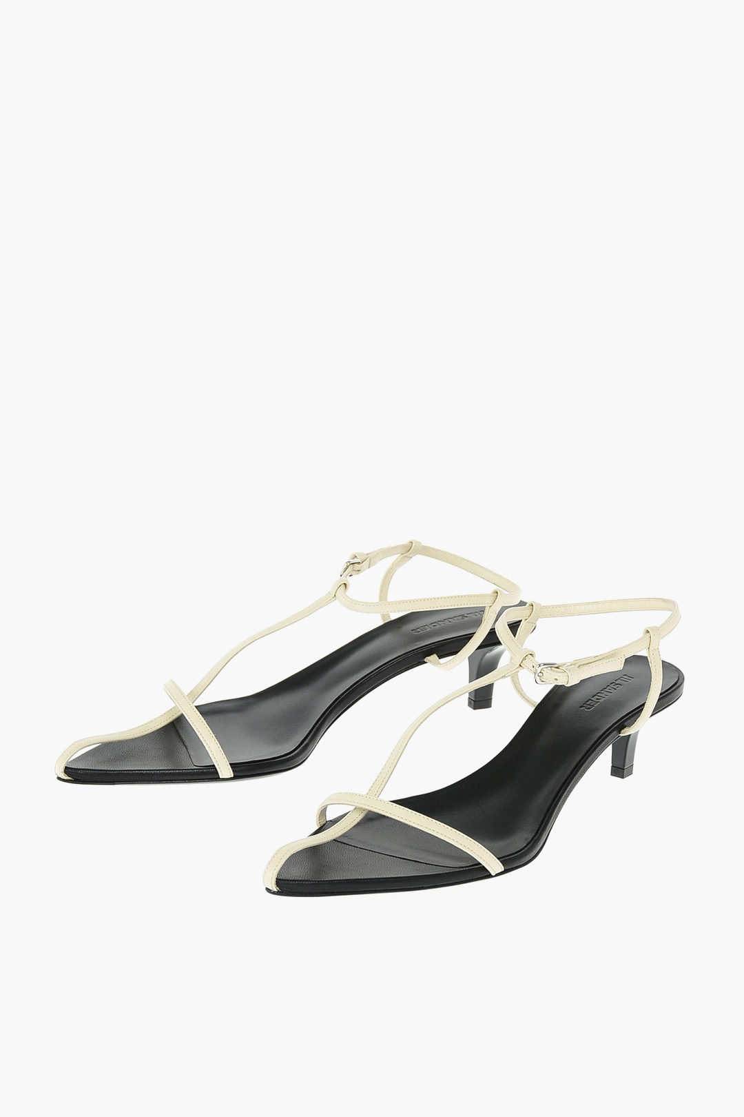 Jil Sander Cage Design Leather Sandals women - Glamood Outlet