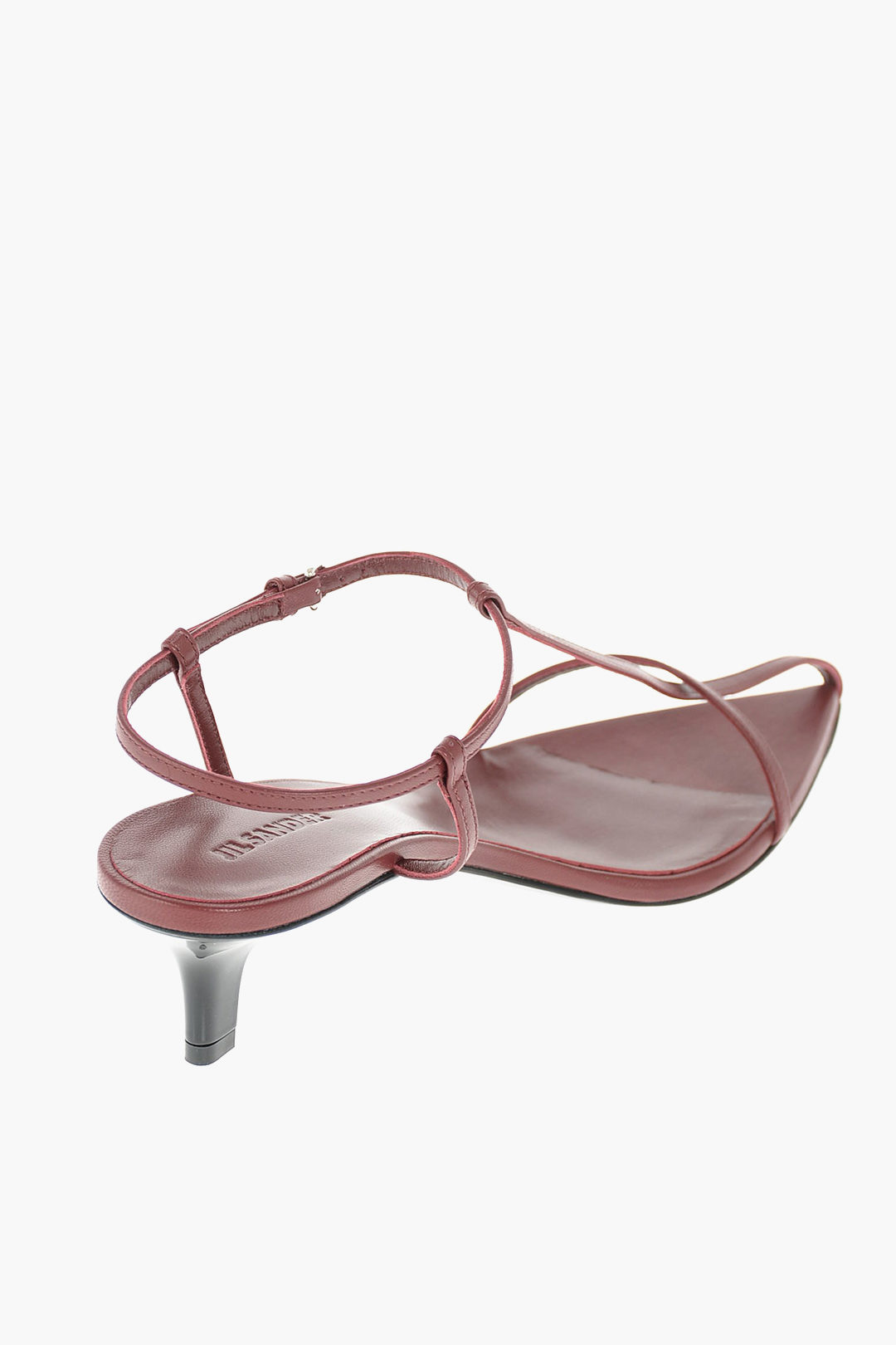 Jil Sander Cage Design Leather Sandals women - Glamood Outlet