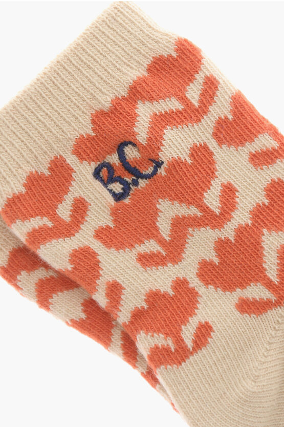 Calzini Lunghi a Motivo Floreale