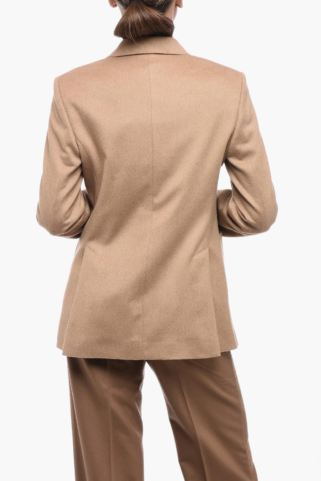 Max Mara Camel Wool Double Breasted Blazer women - Glamood
