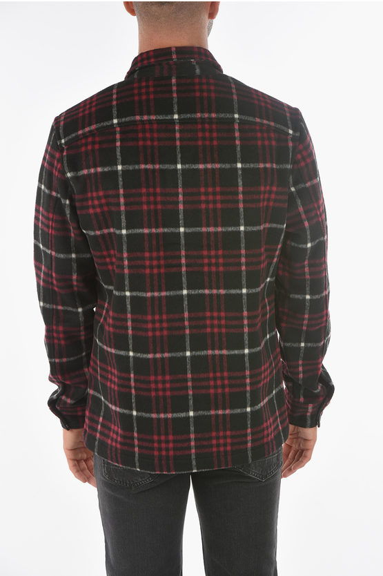 AllSaints Camicia BERTHOLD in Pile Tartan uomo Glamood Outlet