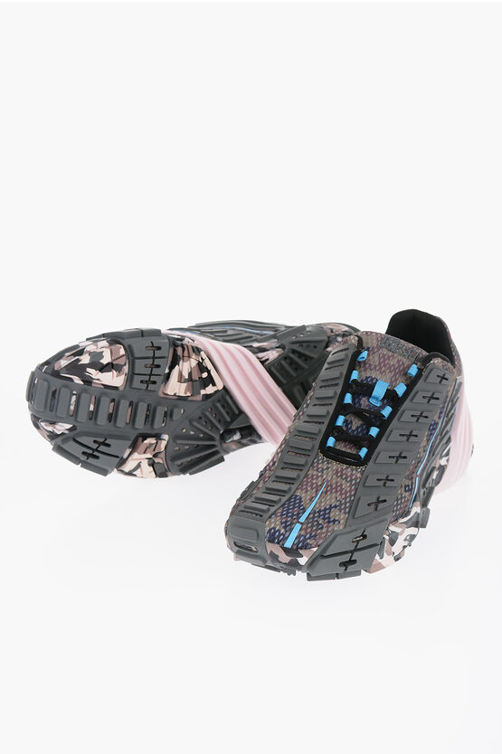 Diesel Camo Prototype Low Sneakers With Rubber Application
