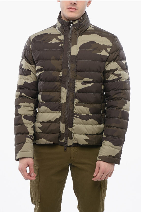 Woolrich Camouflage Bering Down Jacket