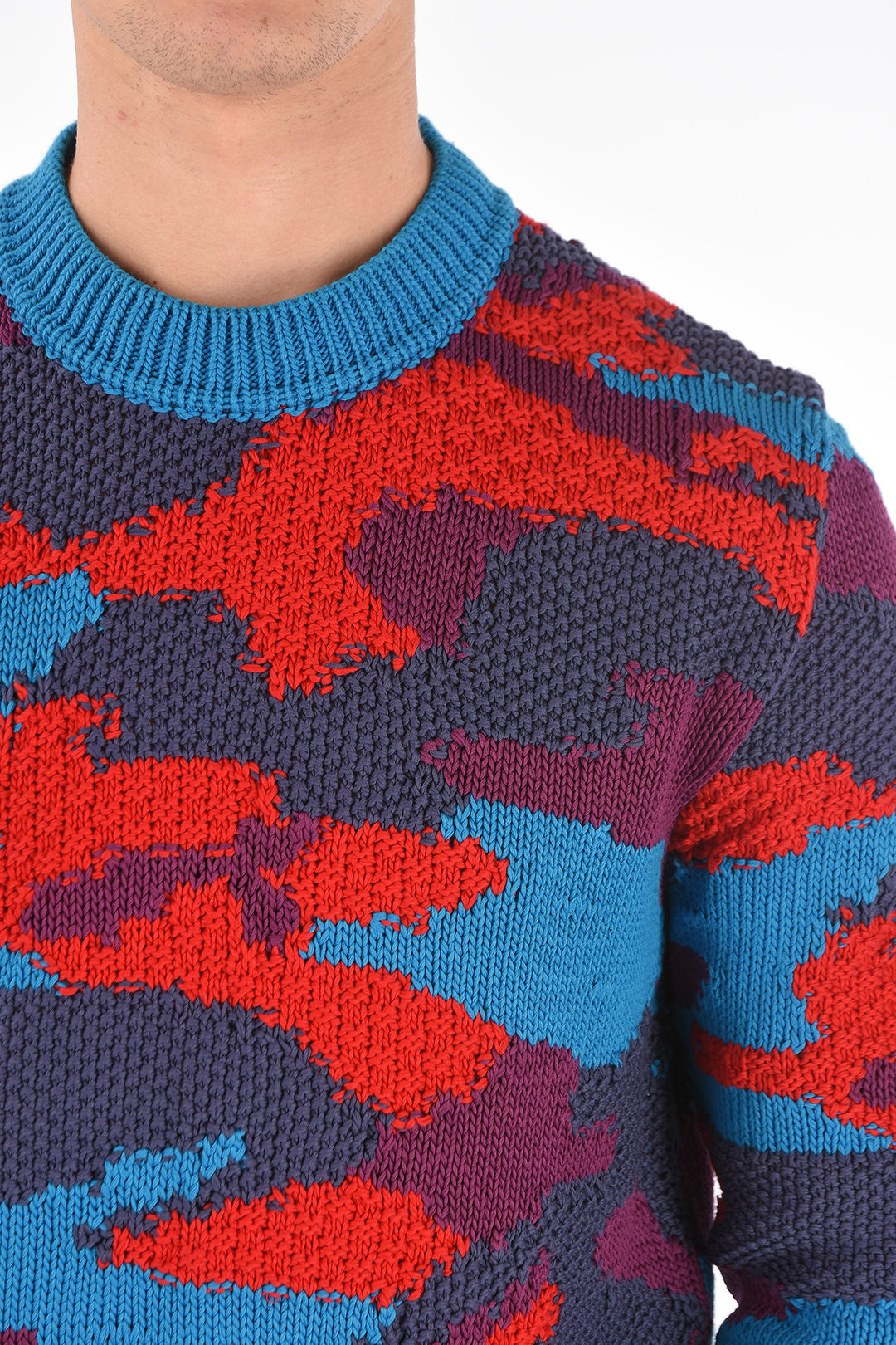 Prada Camouflage Cotton Sweater men Glamood Outlet