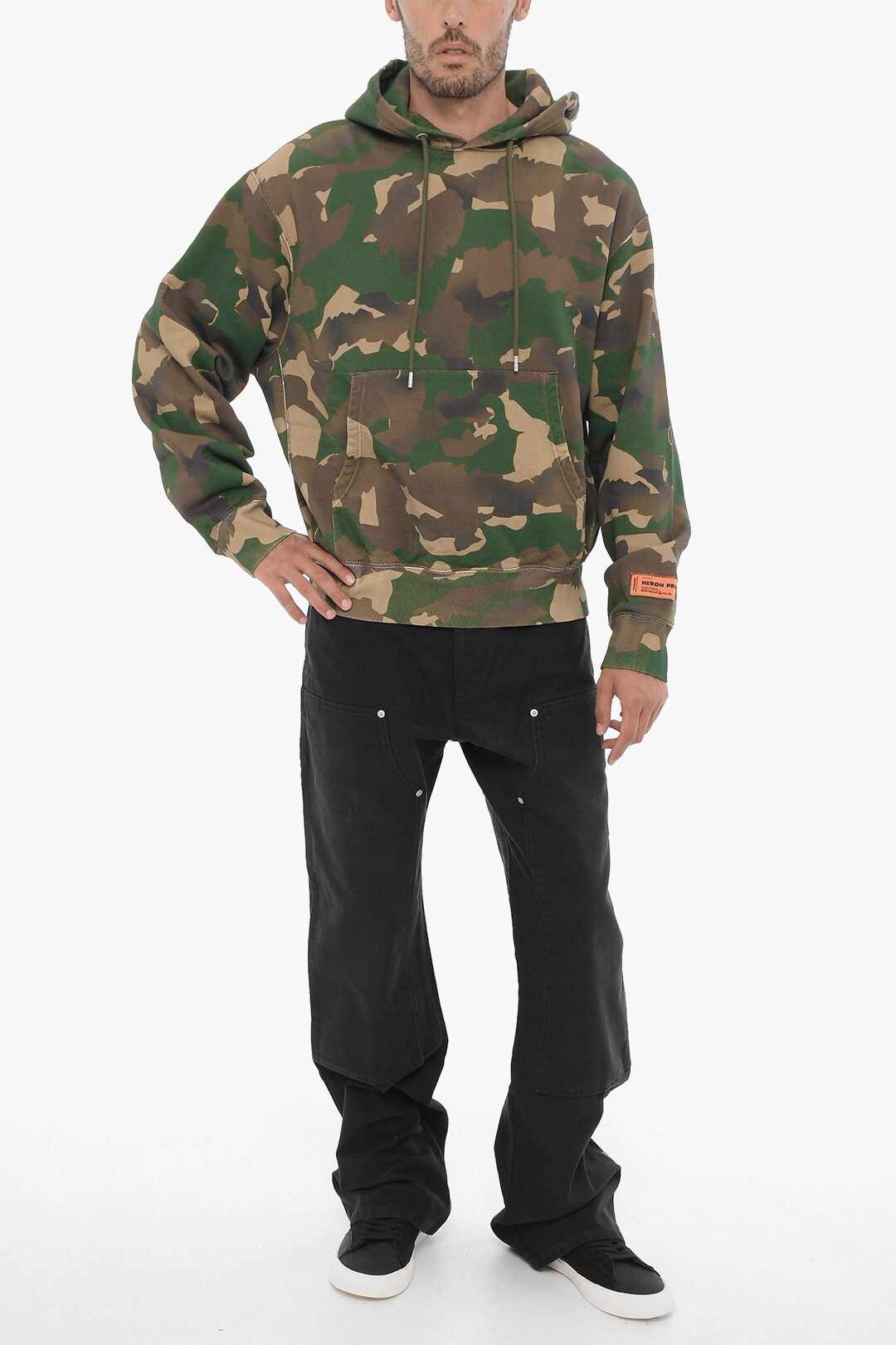 Heron Preston Camouflage Hoodie 2024