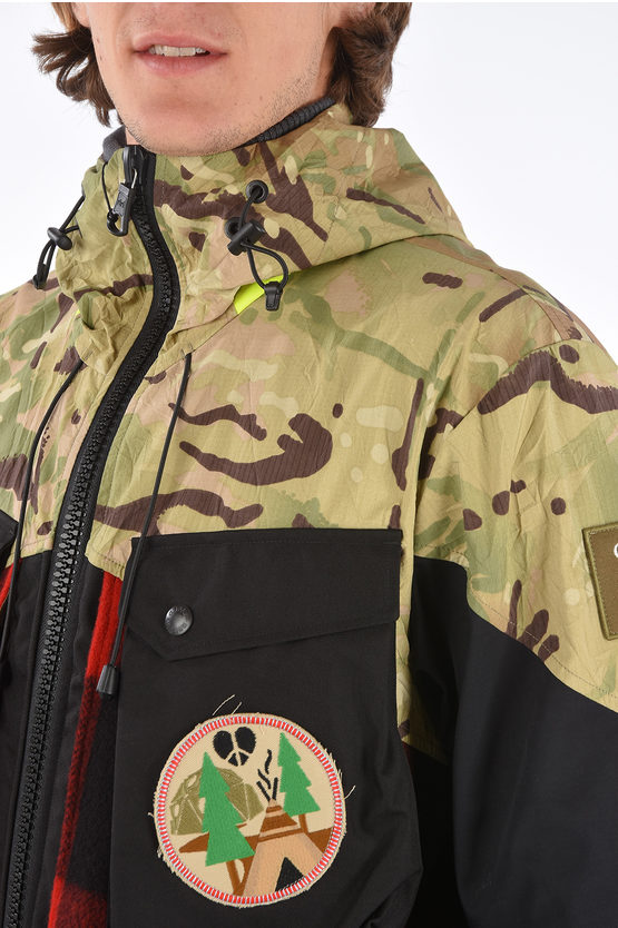 camouflage wool jacket