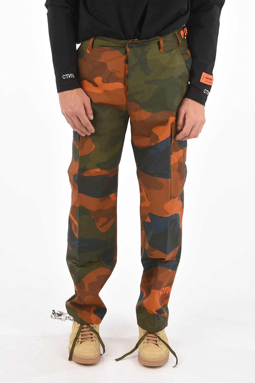 Camouflage Printed CTNMB Cargo Pants