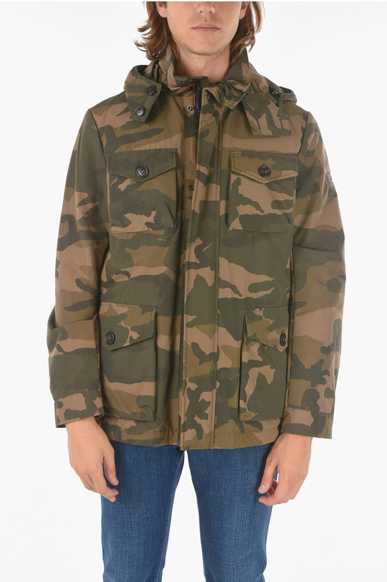 Camo utility jacket mens best sale