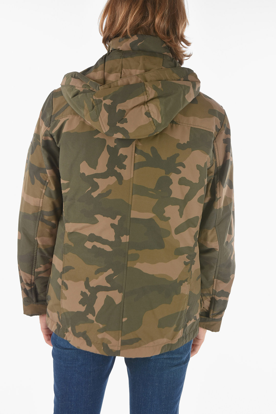Woolrich camouflage utility down jacket - Glamood Outlet