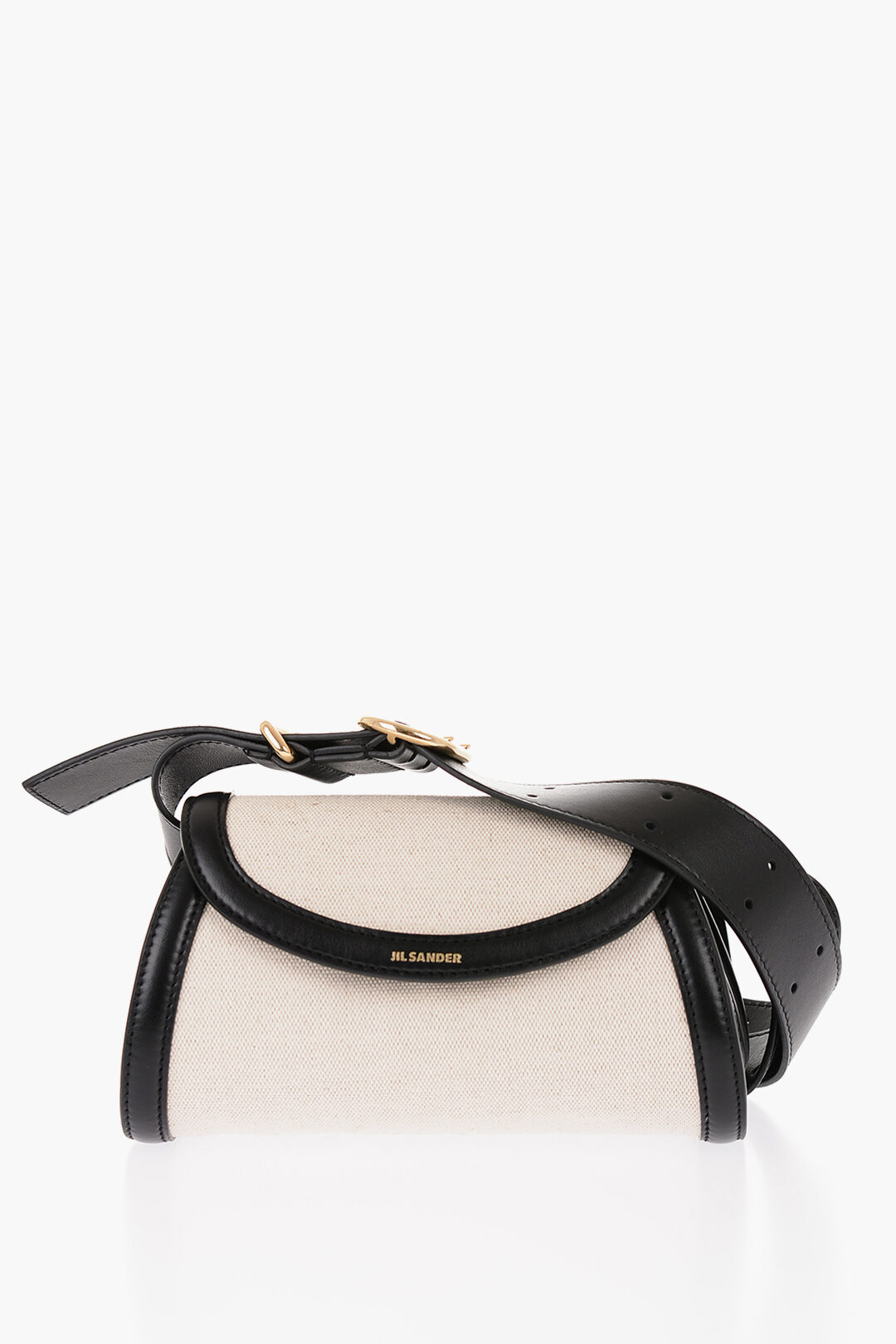 Jil Sander canvas leather shoulder bag