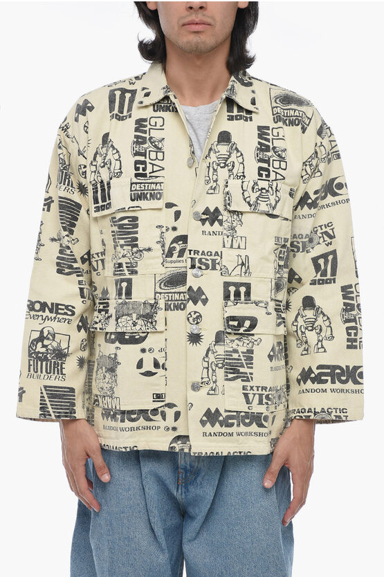 Shop Market Canvas Chore Jacket With Stamp