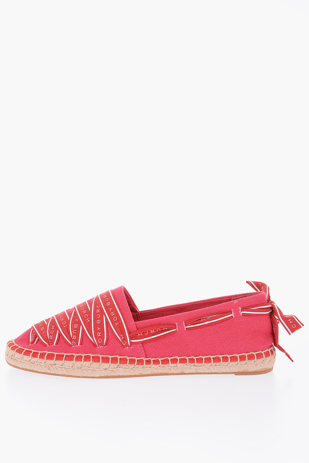 canvas Espadrilles with logoed ribbon