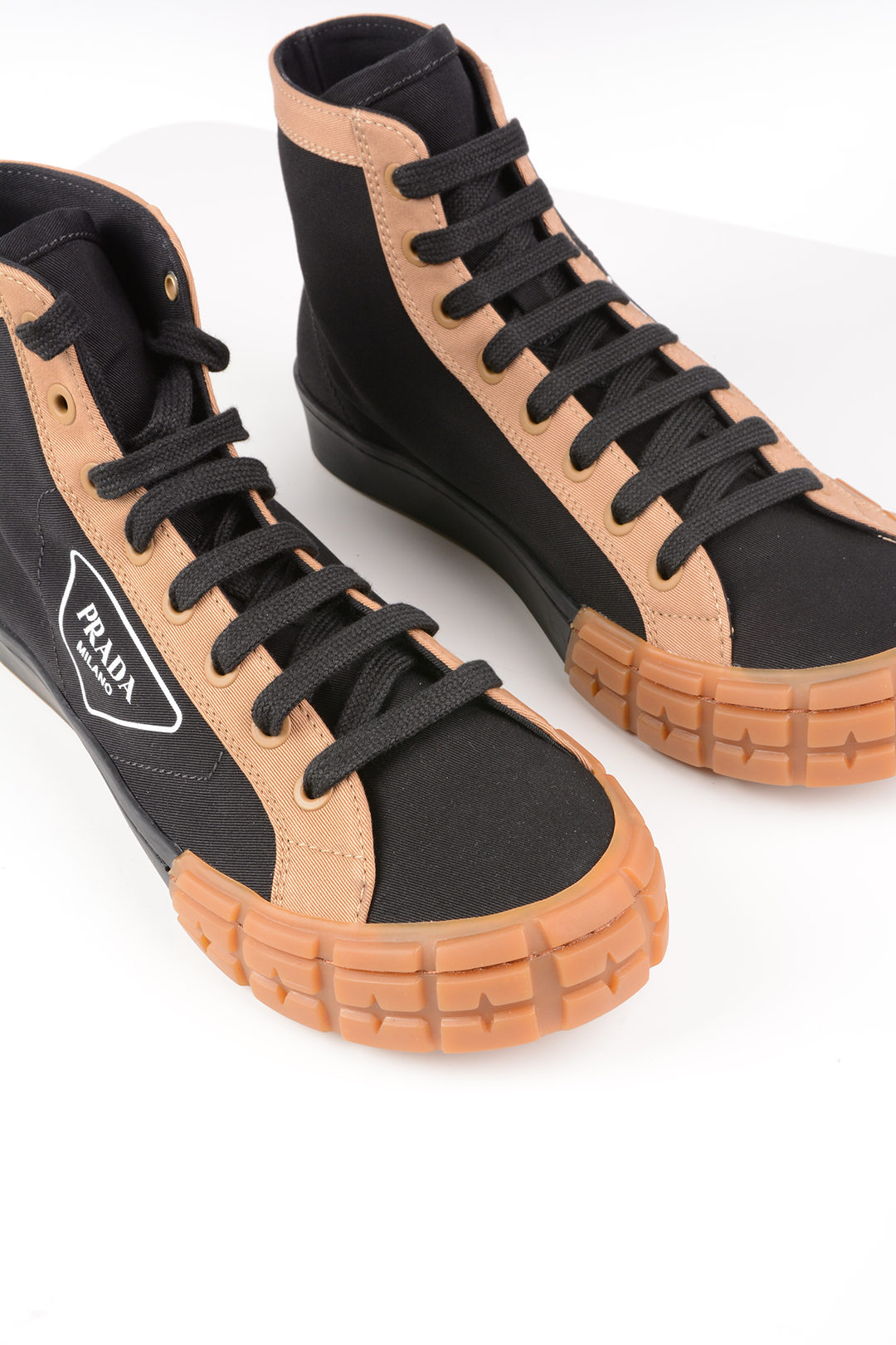 Prada Canvas High Top Sneakers men - Glamood Outlet