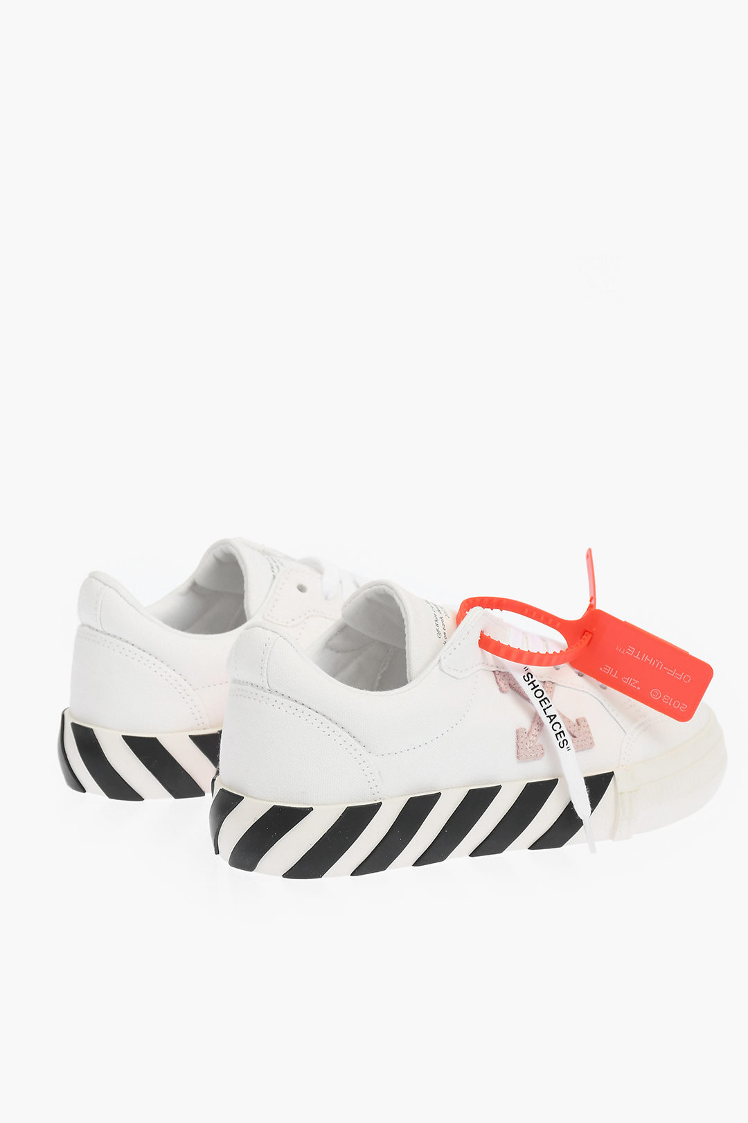 Low Vulcanized White Canvas Trainers Womens New Low Vulcanized - Main Image