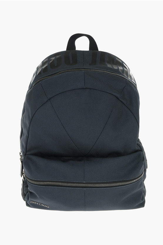 Jimmy Choo Canvas REED Backpack with Printed Logo men Glamood Outlet