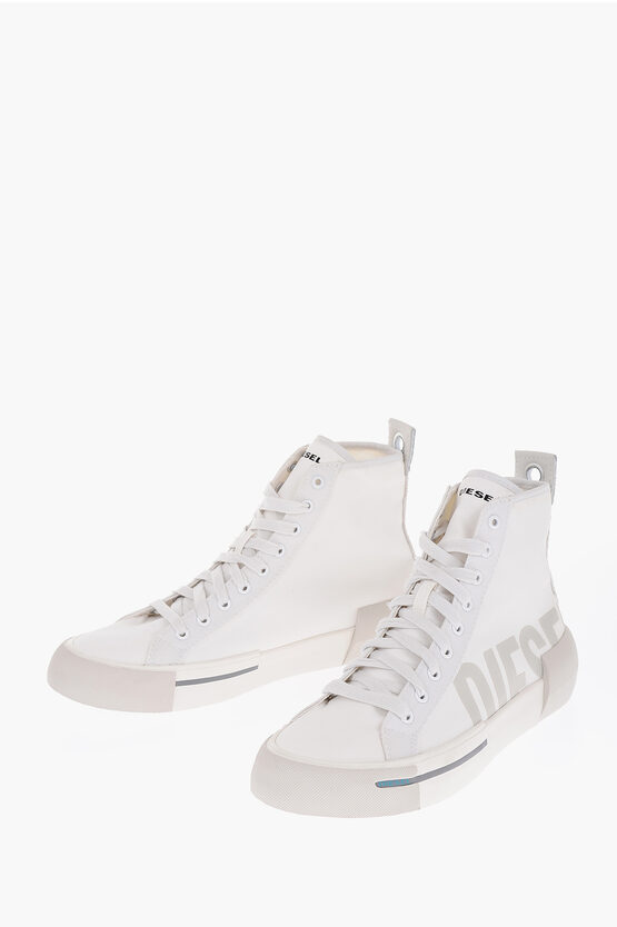 Diesel Canvas S DESE MID CUT Sneakers with Printed Logo women Glamood Diesel Canvas S DESE MID CUT Sneakers with Printed Logo women Glamood