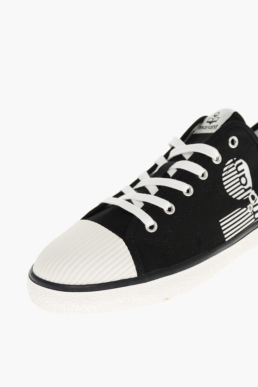 Isabel Marant Canvas Sneakers with Printed Logo men