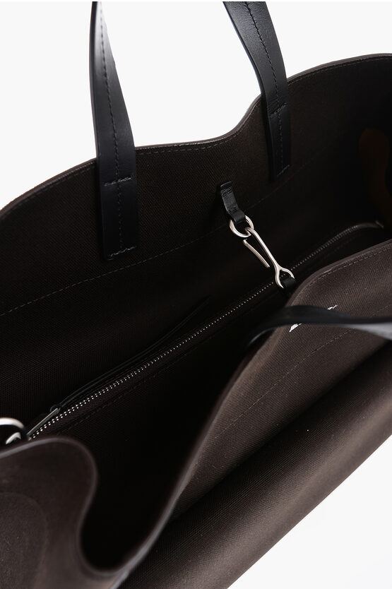 Canvas UTILITY Shopping Bag with Maxi Front Pocket