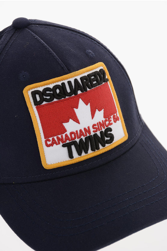 Dsquared2 Kids Cappello da Baseball TWINS con Stampa Logo bambino