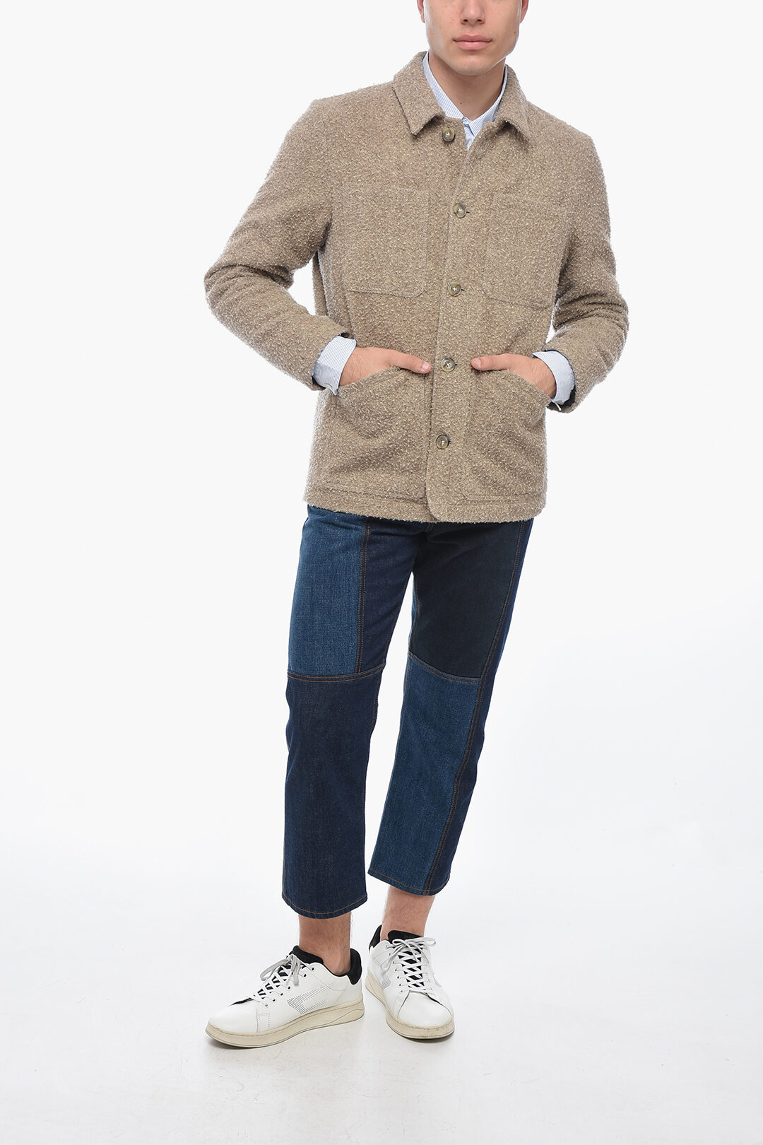 Altea Cappotto Corto NEWTON in Panno di Lana uomo Glamood Outlet - Main Image