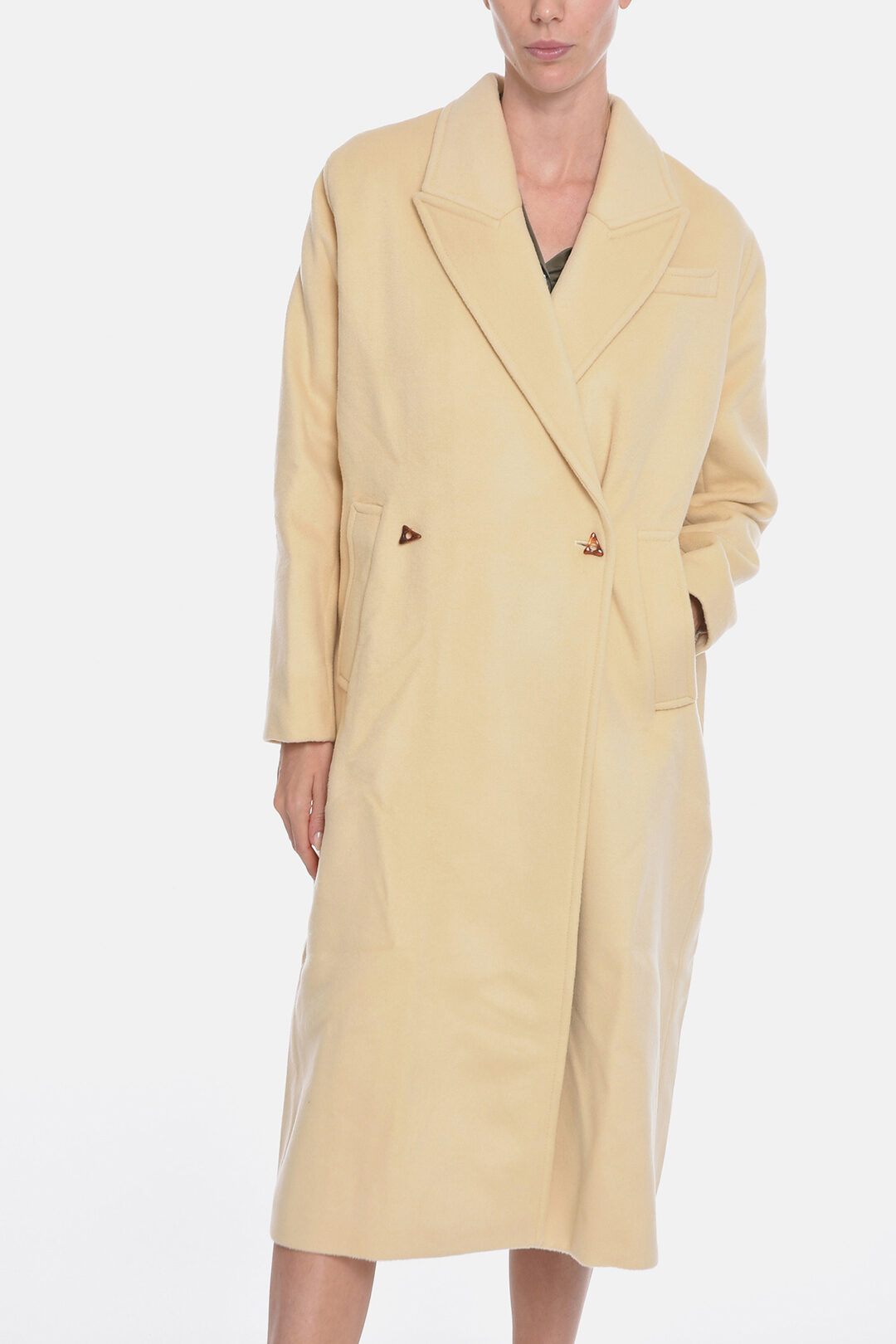 Cappotto reversibile in lana e seta main image 1